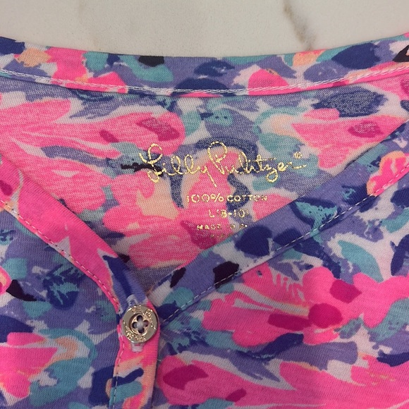 Lilly Pulitzer Girls Top, Size 8 - Picture 2 of 4